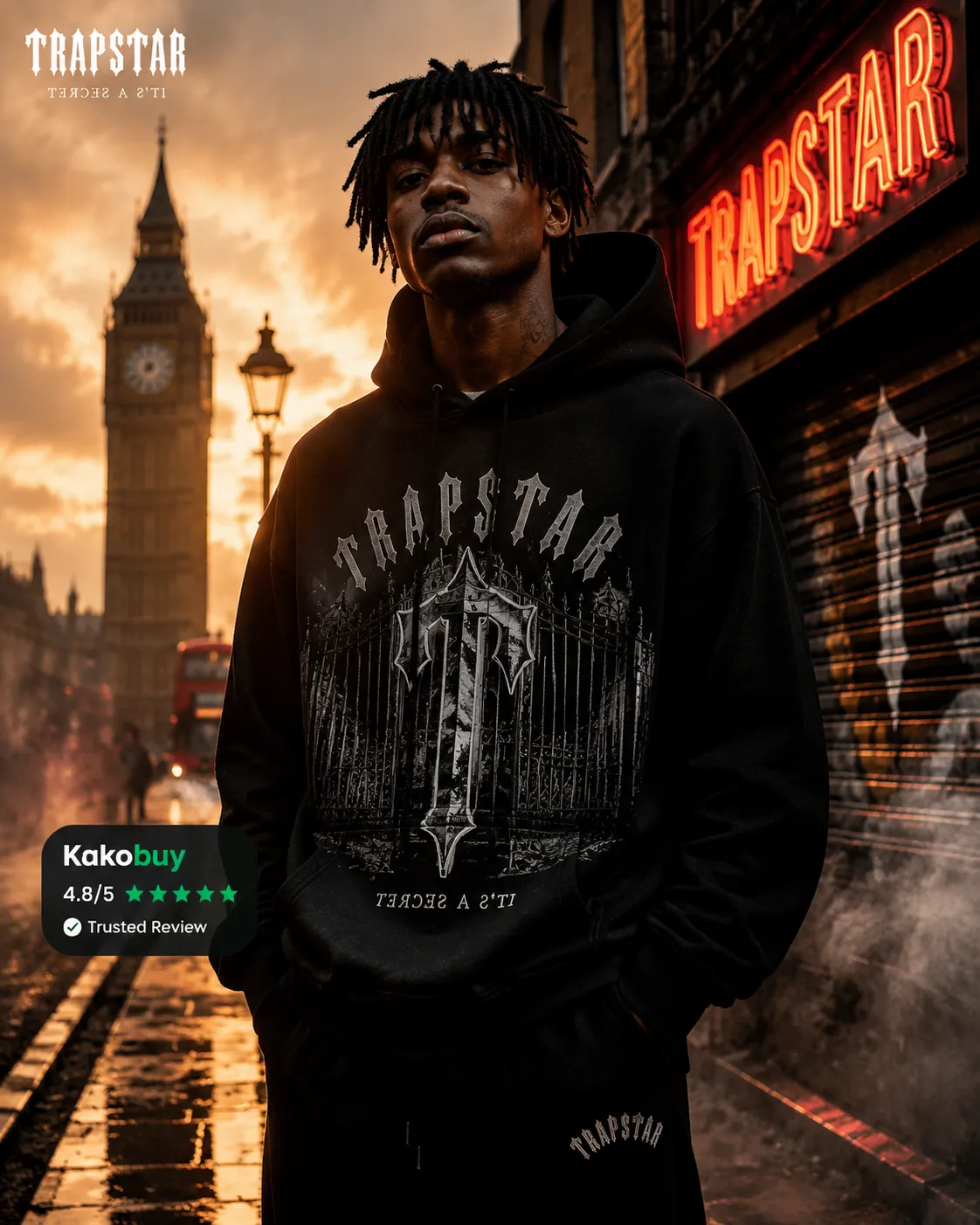 Trapstar Irongate Hoodie review and quality assessment by Kakobuy